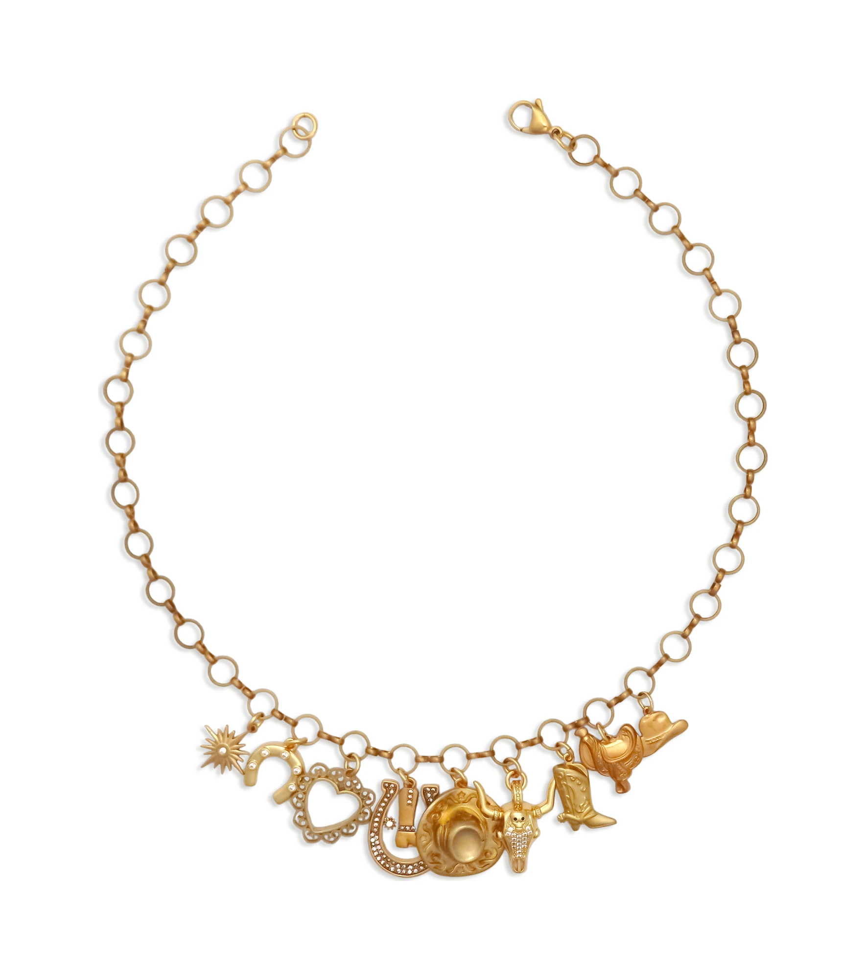 The Wild West Wanderer Charm Necklace